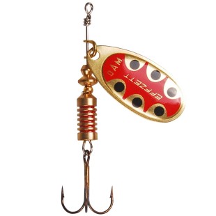 Błystka DAM Effzett Standard rozm.1/3g, Silver Black Dot