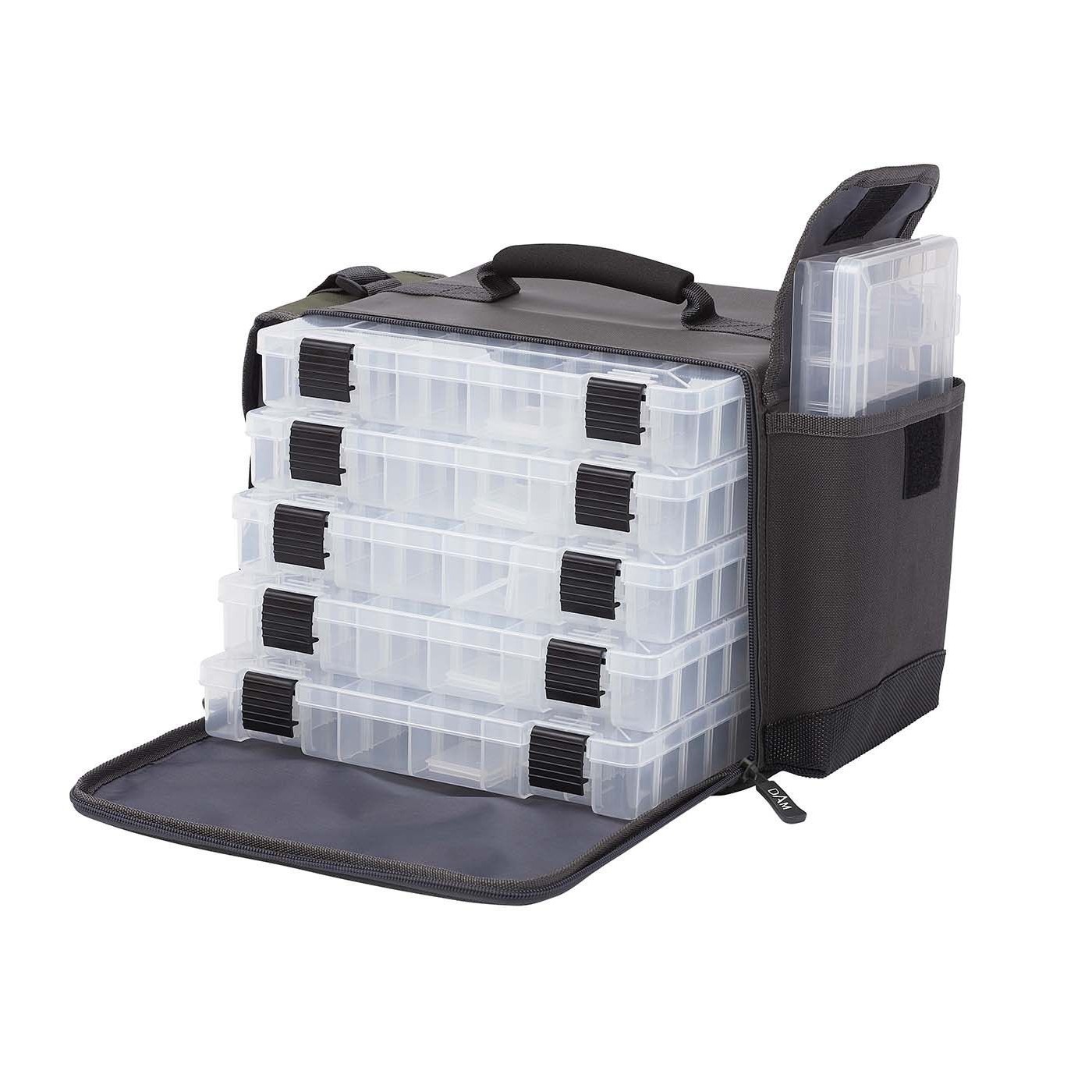 dam tackle bag medium Reaction Saltwater Fishing Tackle Bags, Water Resistant 1000D PVC Tackle Box with Removable Dividers, Fits 3600 and 3700 Trays, Large : Sports & Outdoors and seniors. Calamus TB61 Fishing Tackle Bag,