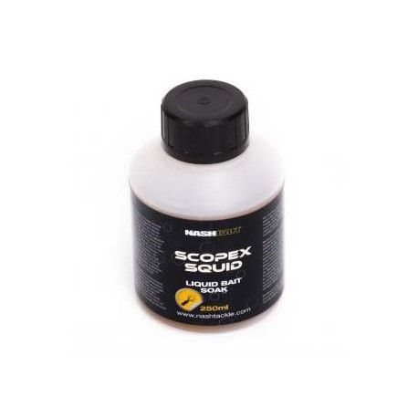 Liquid Nash Scopex Squid Liquid Bait Soak 250ml