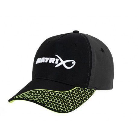 Czapka z daszkiem Matrix Grey/Lime Baseball Hat