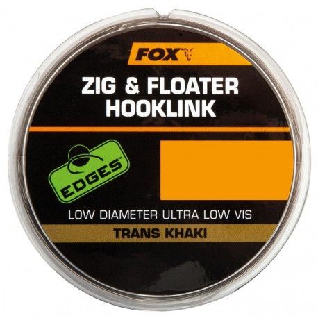 Materiał przyponowy Fox Edges Zig & Floater Hooklink Trans Khaki 10lb, 0,26mm/100m