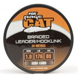 Plecionka przyponowa Fox Rage Cat Braid Leader Dark Camo 1mm 80kg/176lb