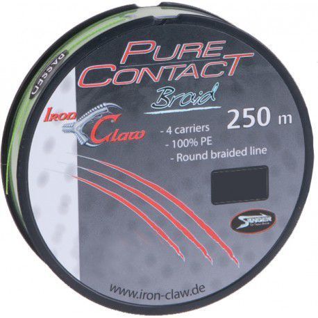 Plecionka Iron Claw Pure Contact Braid 0,11mm/250m