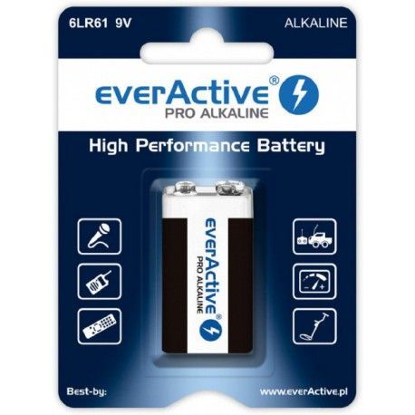 Bateria EverActive 9V 6LR61