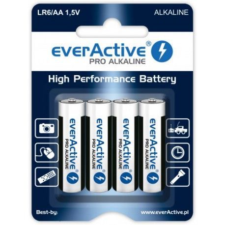 Baterie EverActive 1,5V AA LR6 (4szt.)