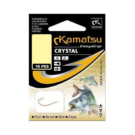 Przypon Kamatsu Crystal Okoń Nr.6/0,18mm 50cm (10szt)
