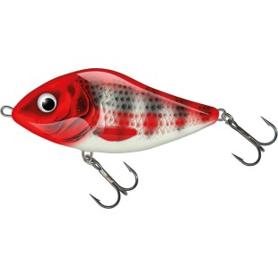 Wobler Salmo Slider Sinking 10,0cm/46,0g, Red Head Striper