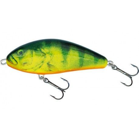 Wobler Salmo Fatso Floating 10,0cm/48,0g, Real Hot Perch