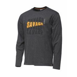 Koszulka z długim rękawem Savage Gear Simply Savage Logo, rozm.S