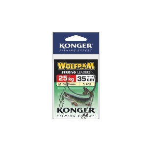 Przypon Konger Wolfram Strong 35cm/25kg (2szt.) Przypon Konger Wolfram Strong 35cm/25kg (2szt.)