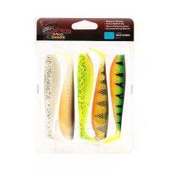 Zestaw przynęt gumowych Fox Rage Zander Pro Shad Mixed Colour 7,5cm (5szt.)