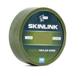 Plecionka przyponowa Nash Skinlink Semi-Stiff 35lb/10m, Weed