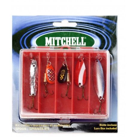 Zestaw błystek Mitchell Lure Kit - Spinners and Spoons (5szt.)