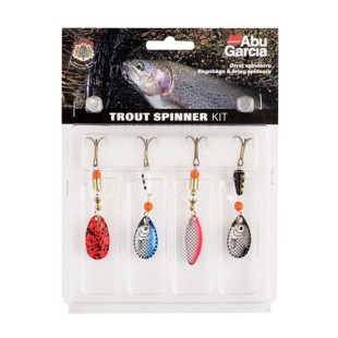 Zestaw błystek Abu Garcia Lure Kit - Trout Spinner (4szt.)