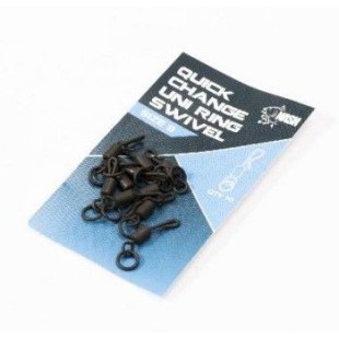 Krętlik Nash Quick Change Uni Ring Swivel, rozm.8 (10szt.)