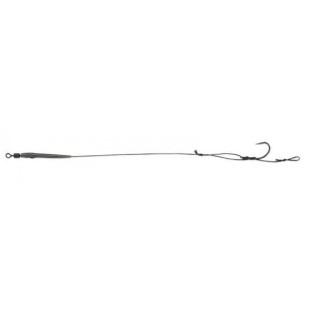 Przypon Anaconda Piercer Adjustable Hair Rig Curve Shank rozm.6, 35lb/19cm (2szt.)