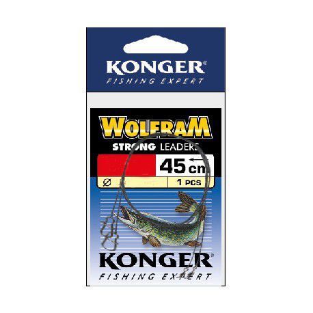 Przypon Konger Wolfram Strong 45cm/35kg (2szt.)