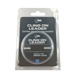 Materiał przyponowy Nash Cling On Leader 40lb/10m - Weed