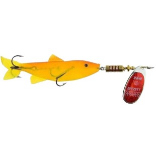 Błystka DAM Effzett Minnow Spinner 3g, Red/Glitter