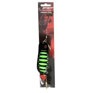 Błystka DAM Effzett Standard Spoon 10cm/60g, Fluo Yellow/Black UV