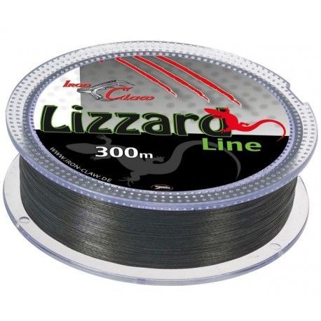 Plecionka Iron Claw Lizzard Line 0,10mm/300m, Pomarańczowy