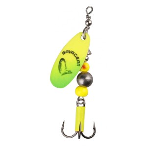 Błystka Savage Gear Caviar Spinner rozm.2/6g, Fluo Yellow/Chartreuse