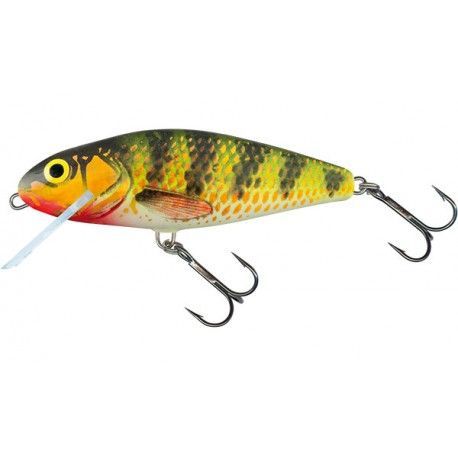 Wobler Salmo Perch Floating 12cm/36g, Holographic Perch