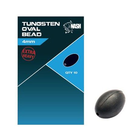 Koralik Nash Tungsten Oval Bead 4mm (10szt.)