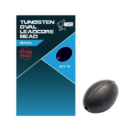 Koralik Nash Tungsten Oval Leadcore Bead 8mm (10szt.)