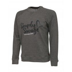 Bluza Savage Gear Simply Savage Sweater Melange Grey, rozm.L