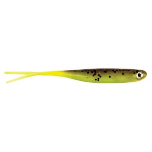 Przynęta gumowa Berkley Power Bait Sneakminnow 11cm, Brown Chartreuse