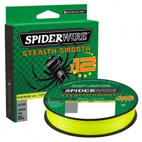 Plecionka SpiderWire Stealth Smooth 12 0,11mm/150m, Hi-Vis Yellow
