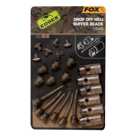Zestaw koralików buforowych Fox Edges Camo Drop Off Heli Buffer Beads