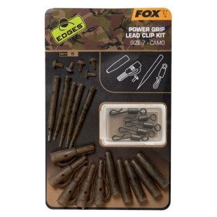 Zestaw z bezpiecznym klipsem Fox Edges Camo Safety Lead Clip Kit