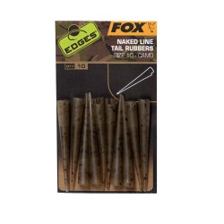 Nasadka gumowa Fox Edges Camo Naked Line Tail Rubbers rozm.10 (5szt.)