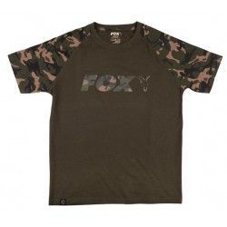 Koszulka Fox Raglan Khaki/Camo T-shirt, rozm.S
