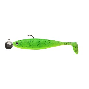 Przynęta gumowa Cormoran Action Fin Shad RTF 10cm/17g, Sunny Green (2szt.)