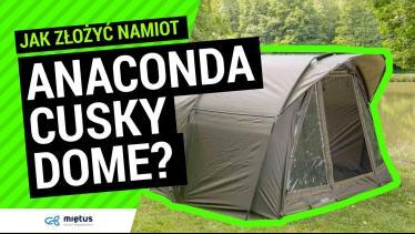 JAK ZŁOŻYĆ Duży Namiot Karpiowy? Składanie na przykładzie Anaconda Cusky Dome 190 | #Poradnik