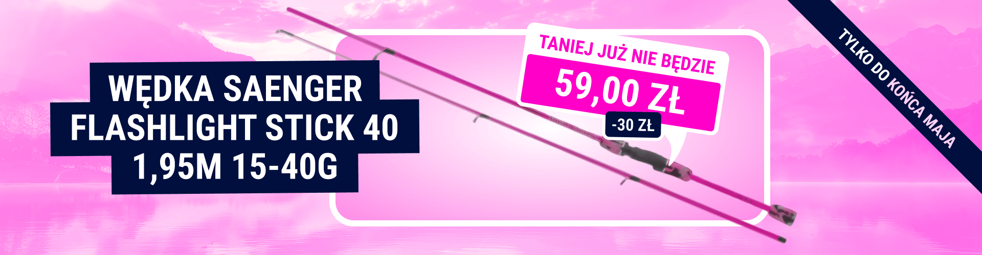 Wędka Saenger za 59 zł